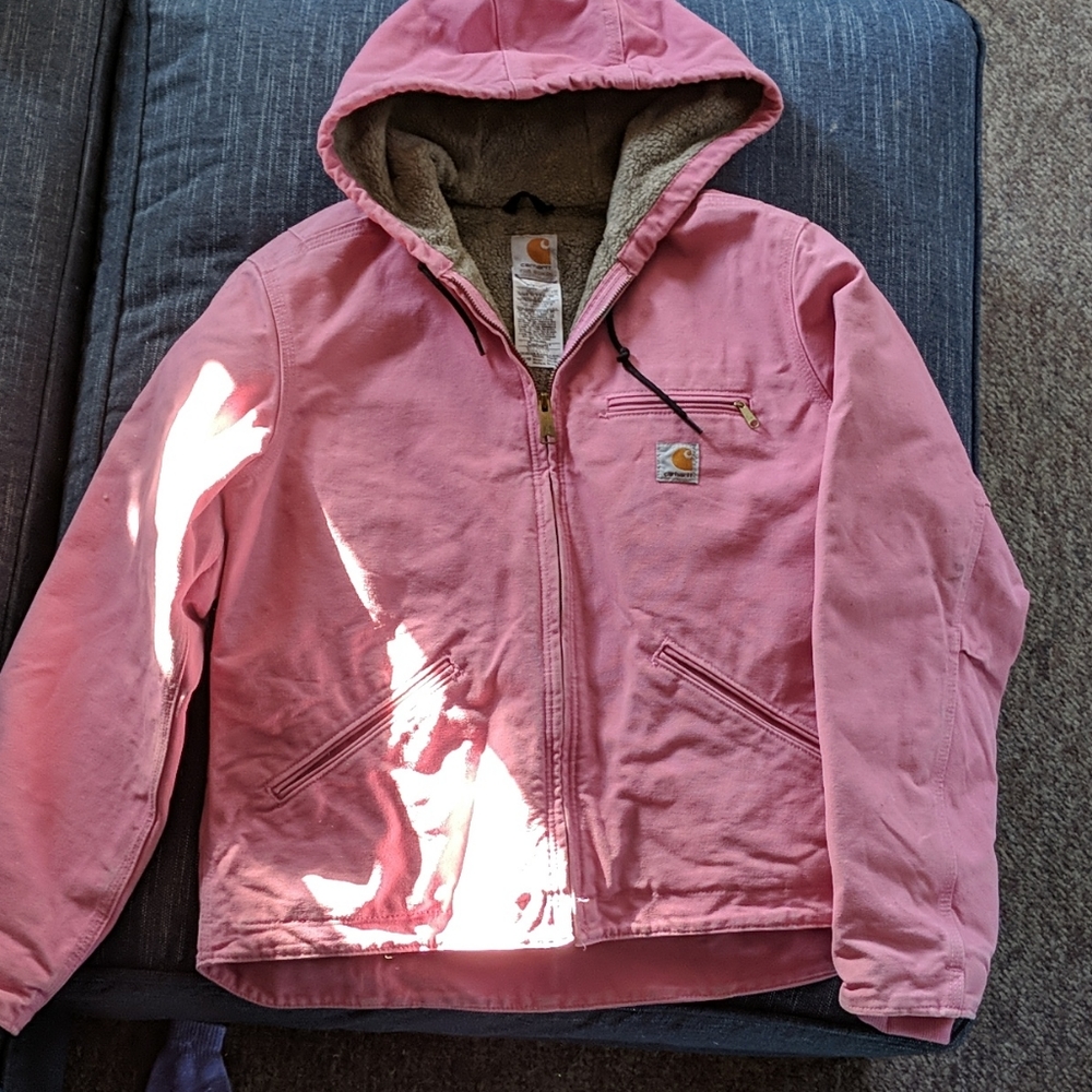 Women's pink carhartt coat